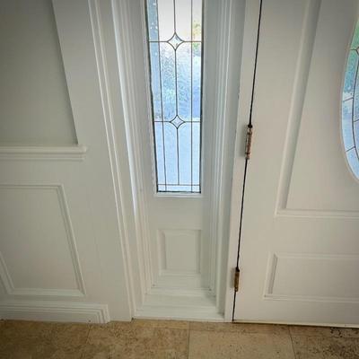 All doors, windows, molding, trim, wainscoting in house
