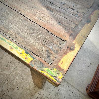 Small distressed  coffee table from Washburn Imports