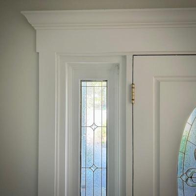 All doors, windows, molding, trim, wainscoting in house