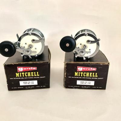 Unused Vtg. Garcia Mitchell model 624 salt water reels w/ boxes