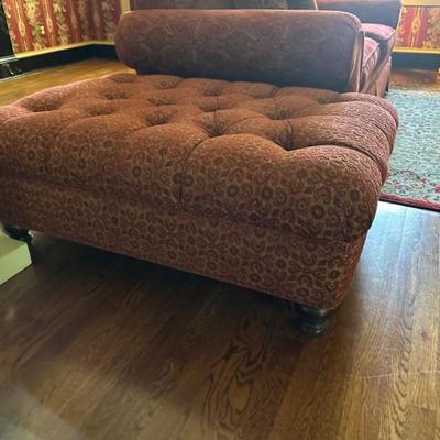 Fabric Covered ottoman in excellent Condition. 