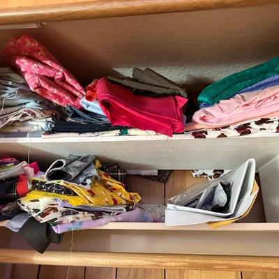 Closet full of fabric