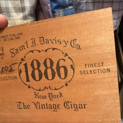 Vintage cigar box