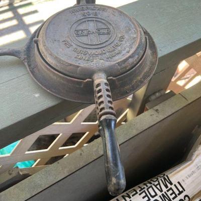 Antique waffle iron