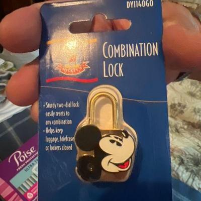 Mickey Mouse combination lock