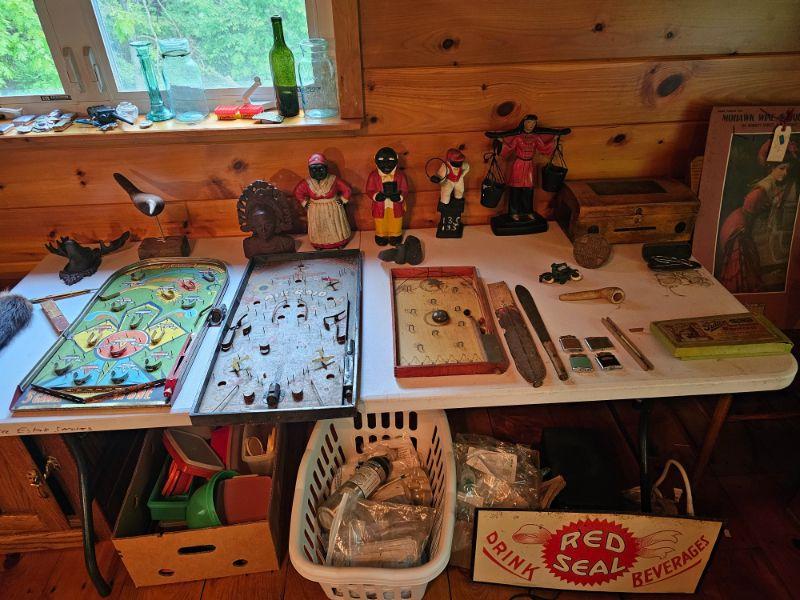 Lebanon Maine pickers dream sale toys advertising tools Antiques