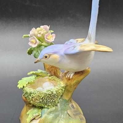 Crown Bird & Nest Figurine from Staffordshire, UK