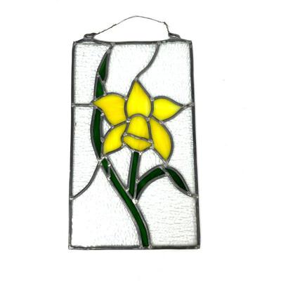 Daffodil Stained Glass Suncatcher