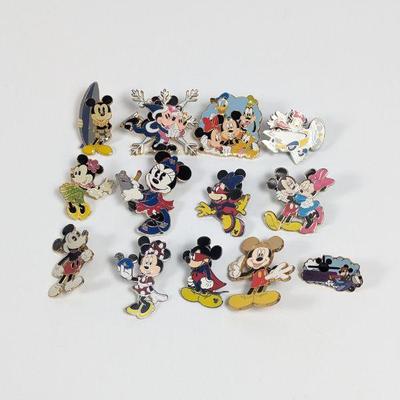 Lot of 13 Disney Mickey Minnie Mouse Pins