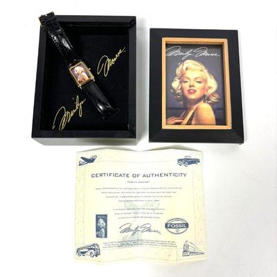 Fossil Limited Edition 1995 Marilyn Monroe Wristwatch Like New in Box