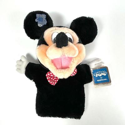 Vintage Disney Mickey Mouse Plush Hand Puppet by Applause