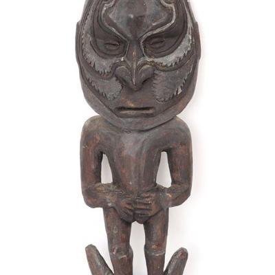 Papua New Guinea Wooden Carved Food Hook