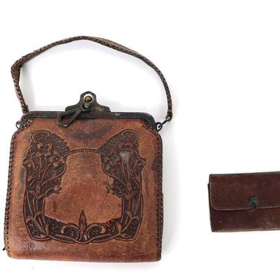Justin Leather Goods Clutch & Coin Purse