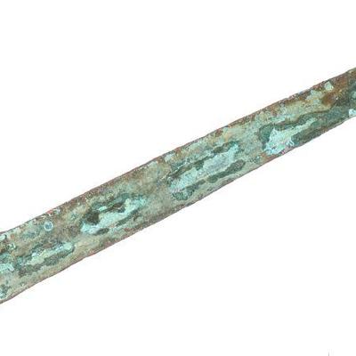 Large Ancient Luristan Bronze Spear Head