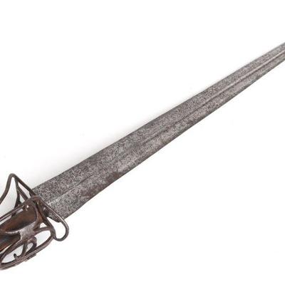 Excellent Basket-Hilted Broadsword, 16th c. and Later