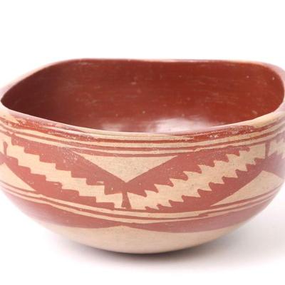 Chupicuaro Polychrome Square Bowl, 400-100 BC