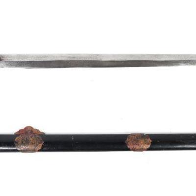 Chinese Jian Straight Sword with Scabbard