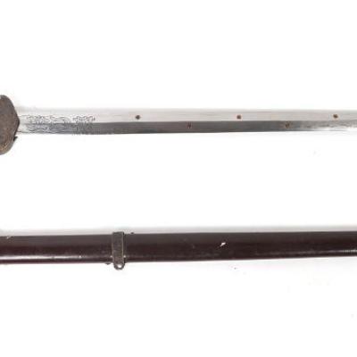 Chinese Jian Straight Sword with Scabbard