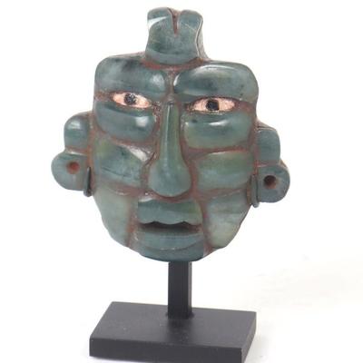 Maya Mosaic Jade Mask, 500-800 CE