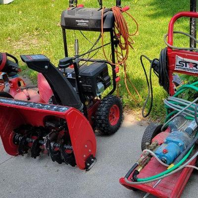 Snowblower and Power Washer