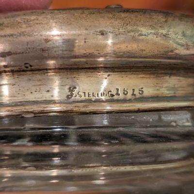 La Pierre late Victorian crystal dresser jar