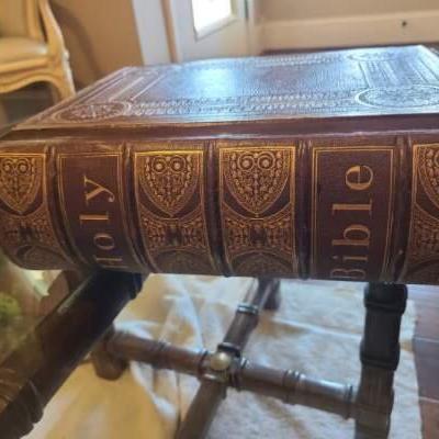 Antique Bible - leather bound