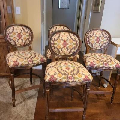 Victorian dining chairs - set of 4