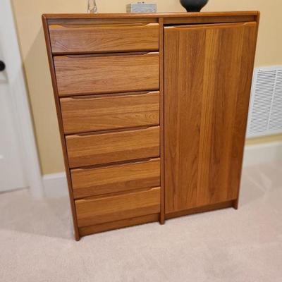 Danish teak mid-century gent’s chest