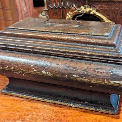 Victorian dresser box/mirror