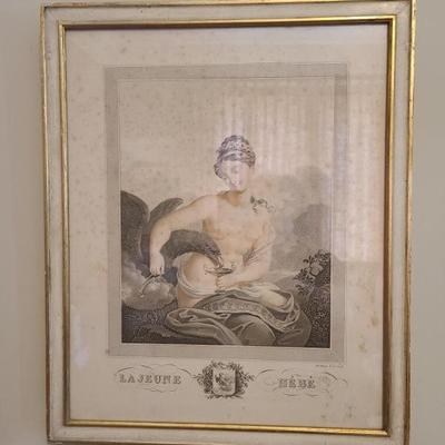 La Jeune Bebe antique lithographs