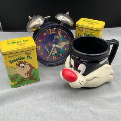 Sylvester, Looney Tunes, Bugs Bunny Clock