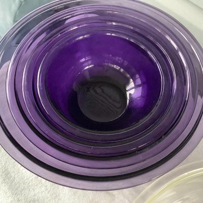 Purple Pyrex