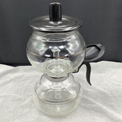 Vintage 1940's Cory Vacuum Brewer Percolator Coffee Maker With Glass Filter Rod