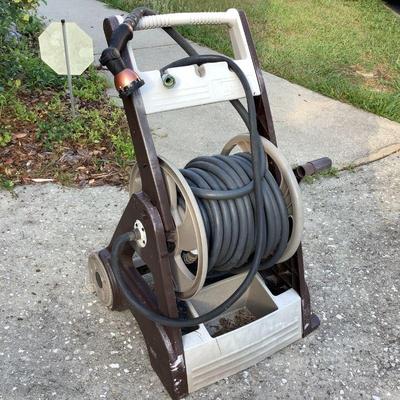 Hose and reel holder