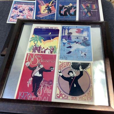 New Orleans Jazz Festival poster cards