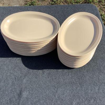 Melamine plates, restaurantware