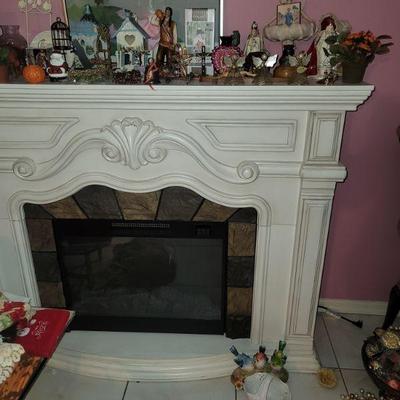 Fire place for sale too.