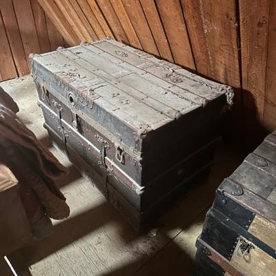 Antique Steamer Trunk