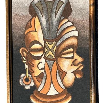 DOREEN DECASA Hawaiian Mask Textured Sand on Board
