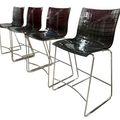 Mid Century MARCO MARAN For KNOLL X3 Design Barstools, Set of 4
