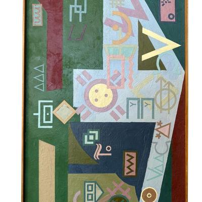 ROBERT APPEL "Hobo Signs" Encaustic on Paper
