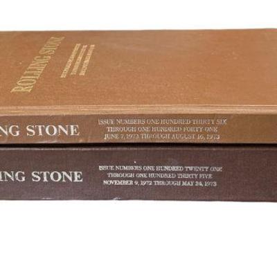 Two Rolling Stone Magazine Bound Volumes 121,136
