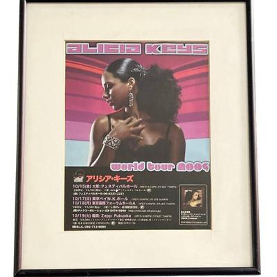 ALICIA KEYS "World Tour 2004" Japanese Concert Poster
