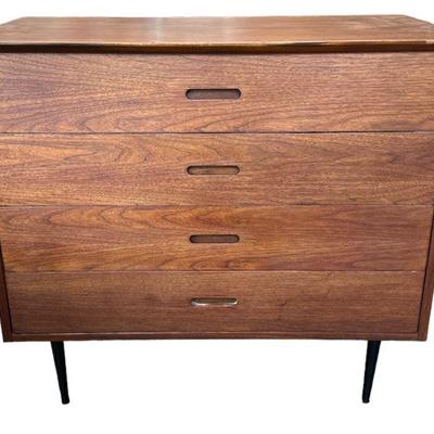 Mid Century Walnut Dresser, In the Manner of JACK CARTWRIGHT
