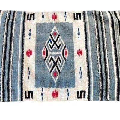Woven Wool Mexican Rug / Wall Hanging
