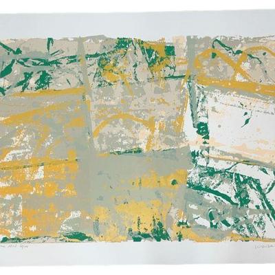 "Stone Pond" By WALTER DARBY BANNARD Serigraph
