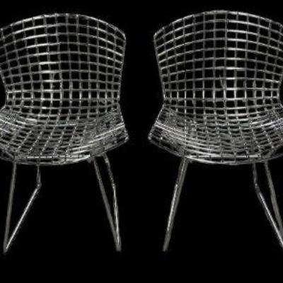 Mid Century HARRY BERTOIA For KNOLL Set of 4 Chairs
