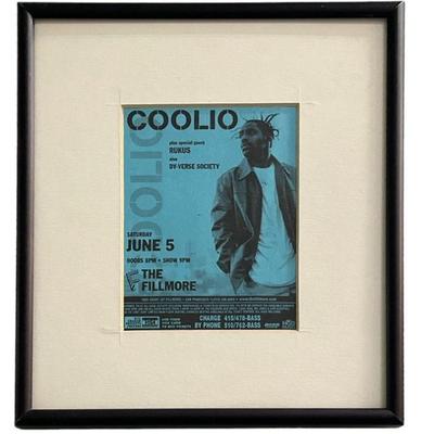 COOLIO At The Fillmore Concert Poster
