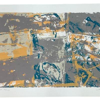 "Jacaranda" By WALTER DARBY BANNARD Serigraph
