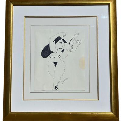 PABLO PICASSO 1970 Dancer Print
